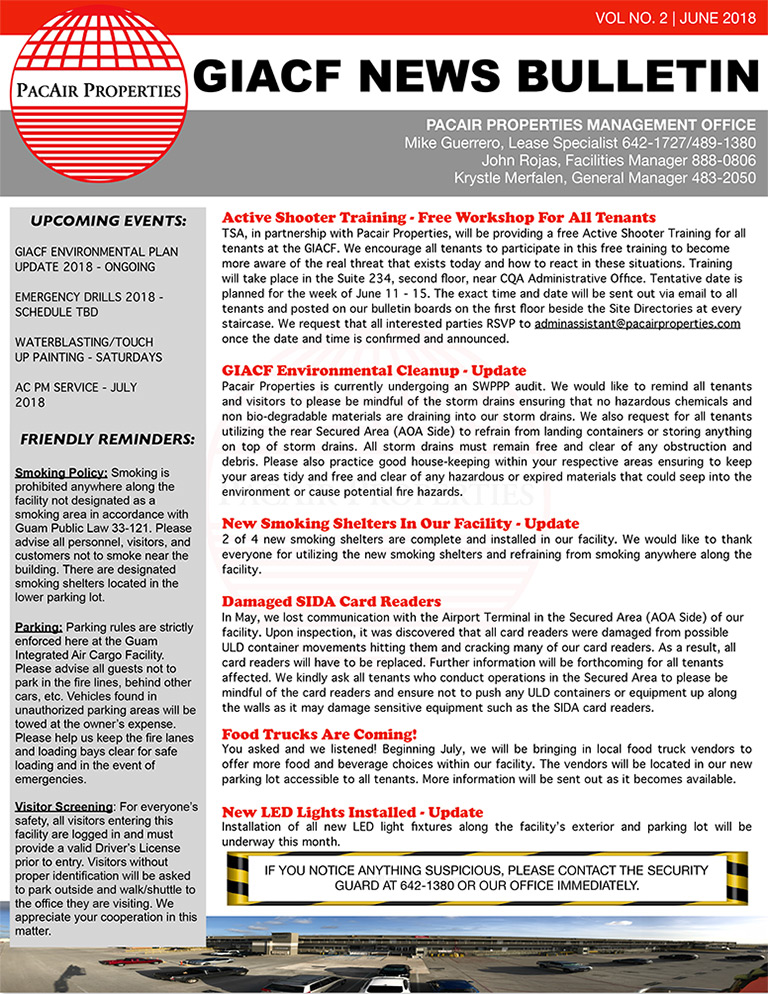 Download June 2018 Newsletter