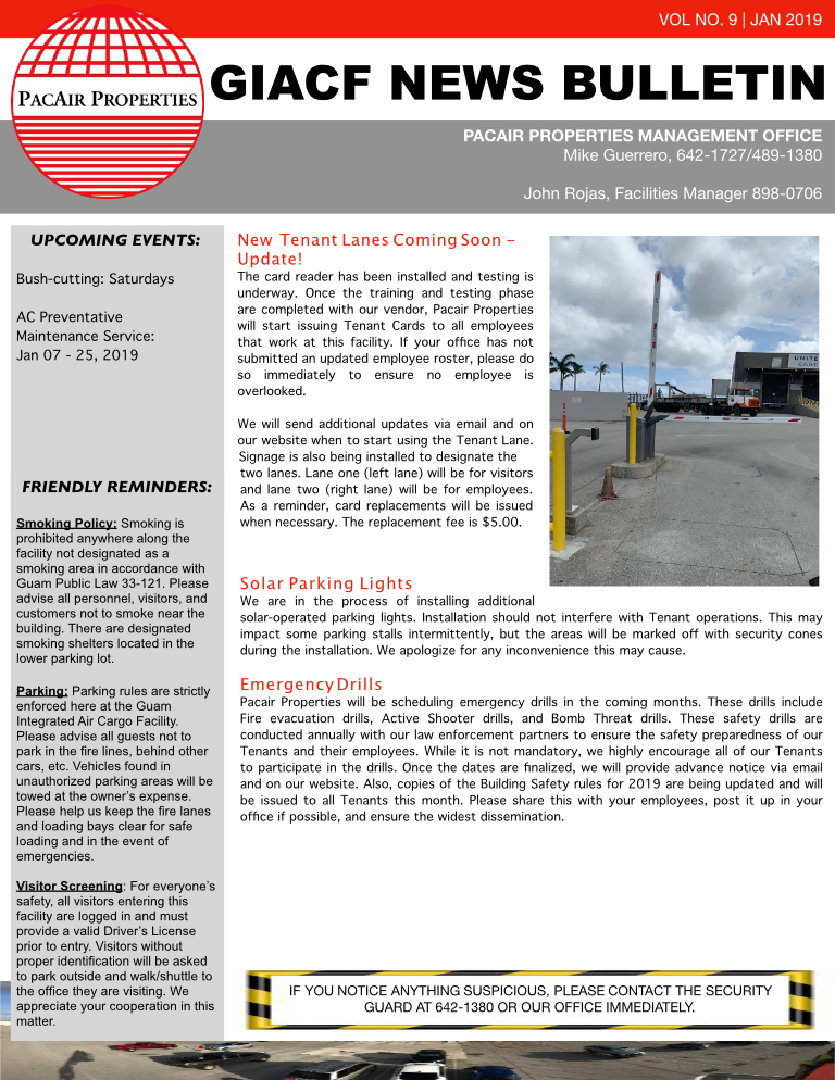 Download January 2019 Newsletter